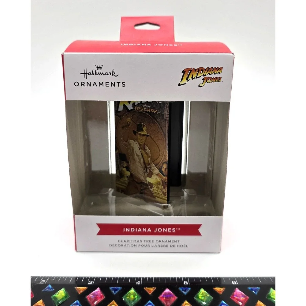 2022 Hallmark Indiana Jones Raiders Of The Lost Ark‎ VHS Christmas Ornament New